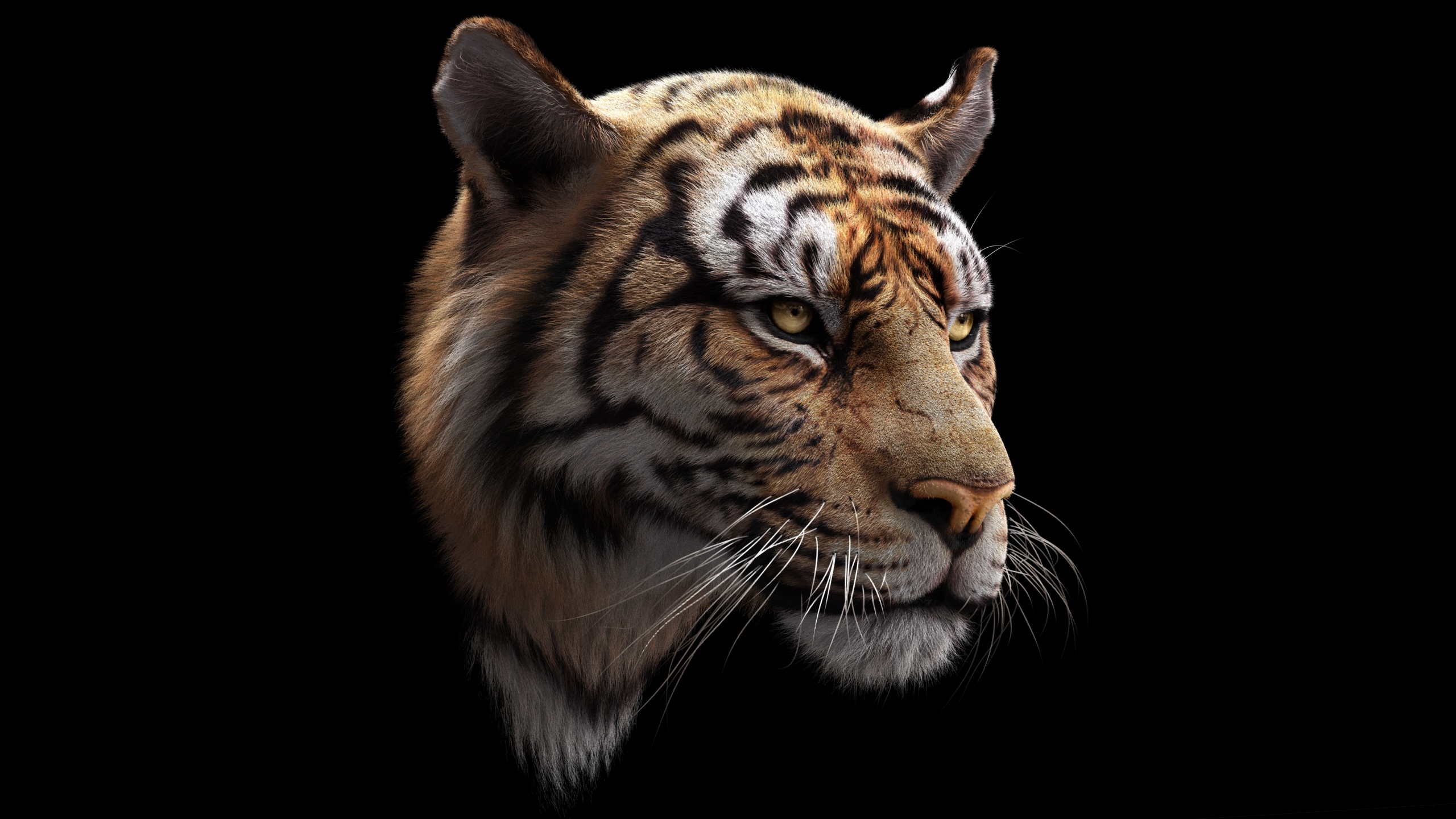 Bengal Tiger ANIMATED Yeti 3D model - TurboSquid 2124743